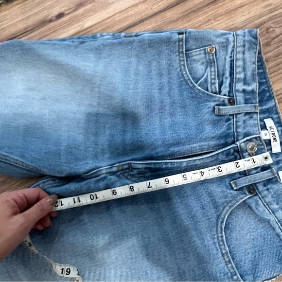Re/Done Originals 70s Crop Boot Jeans in Medium 5 - Picture 10 of 15